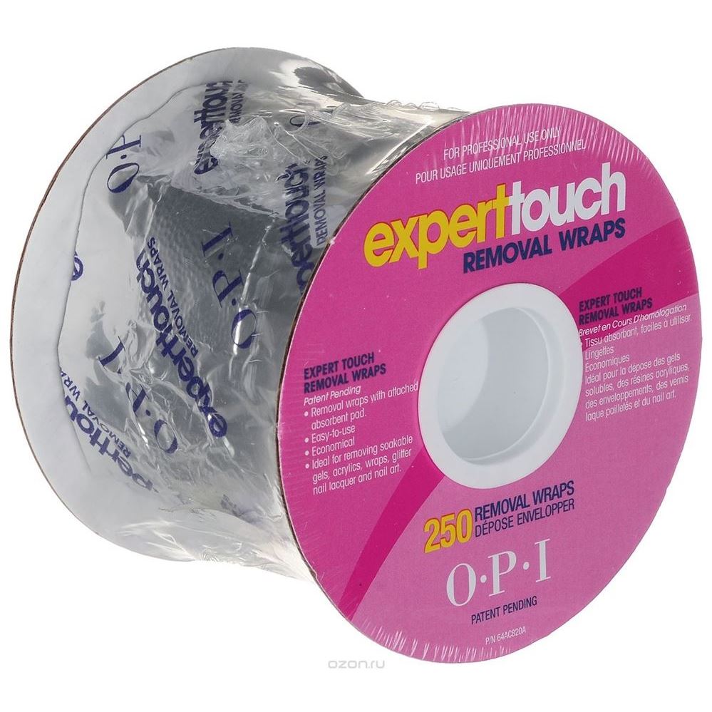 OPI Accessories Expert Touch Remover Pads Фольга-обертка