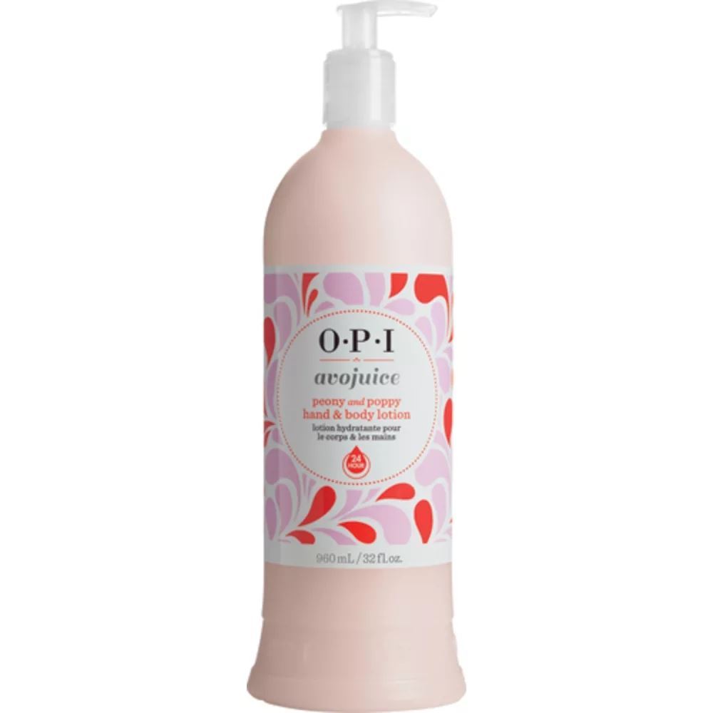 OPI Salon Care Avojuice Peony And Poppy Hand & Body Lotion Лосьон для рук и тела Пион/Мак