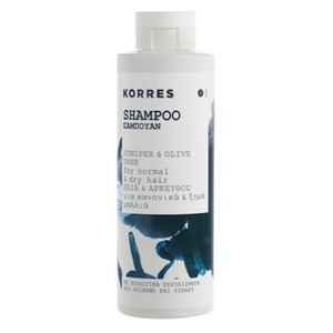 Korres Hair Shampoo Juniper & Olive Tree Шампунь Можжевельник и Оливковое дерево для нормальных и сухих волос
