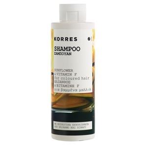 Korres Hair Shampoo Sunflower & Vitamin F Шампунь Экстракт Подсолнуха и витамин F для окрашенных волос
