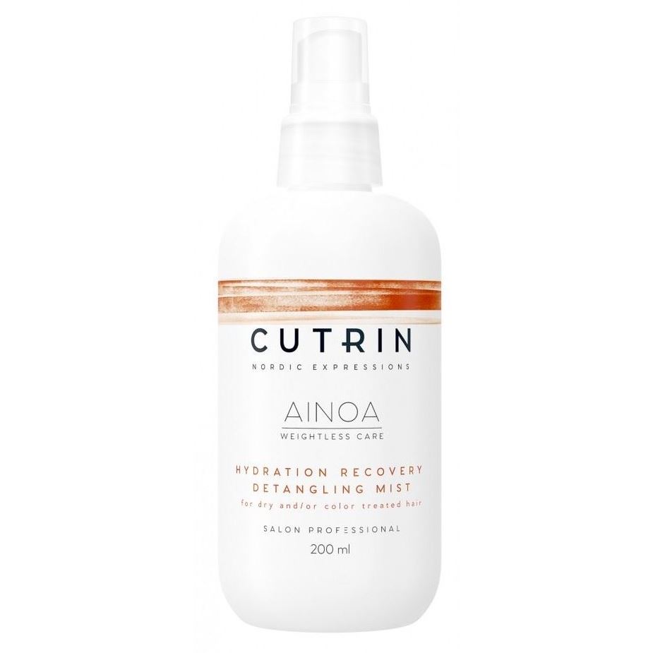 Cutrin Ainoa Hydration Recovery Detangling Mist Увлажняющий спрей-дымка для увлажнения сухих и вьющихся волос