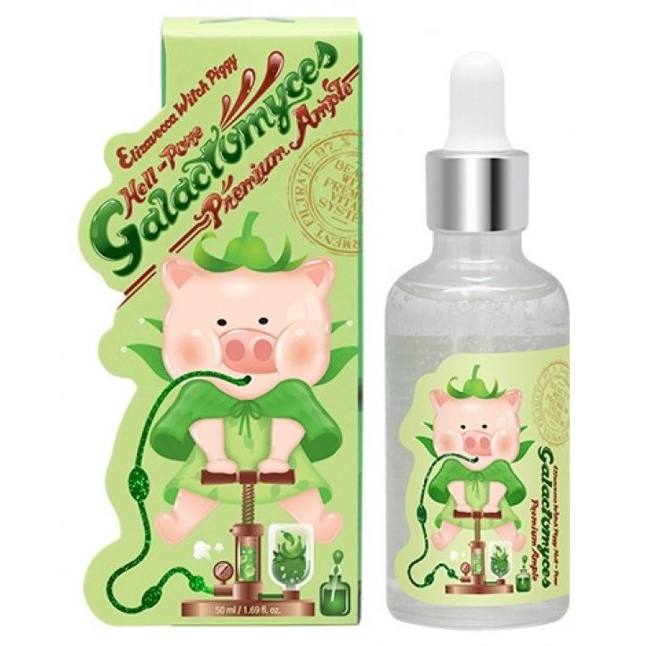 Elizavecca Milky Piggy Hell-Pore Galactomyces Premium Ample 97% Восстанавливающая сыворотка для кожи лица с экстрактом Галактомисиса 97% 