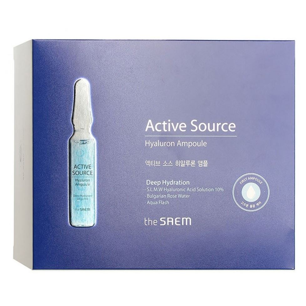 The Saem Face Care Active Source Hyaluron Ampoule Эссенция ампульная гиалуроновая для лица