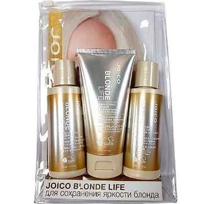 Joico Colour Endure Blonde Life Try Me Kit Дорожный набор "Бриллиантовый блонд" для сохранения чистоты и сияния блонд: шампунь, кондиционер, маска