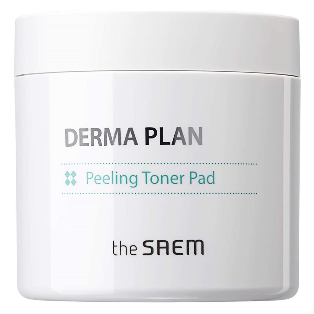 The Saem Face Care Derma Plan Peeling Toner Pad  Пады очищающие 