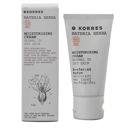 Korres Materia Herba Moisturising Cream  (normal & dry skin) Увлажняющий крем для нормальной и сухой кожи