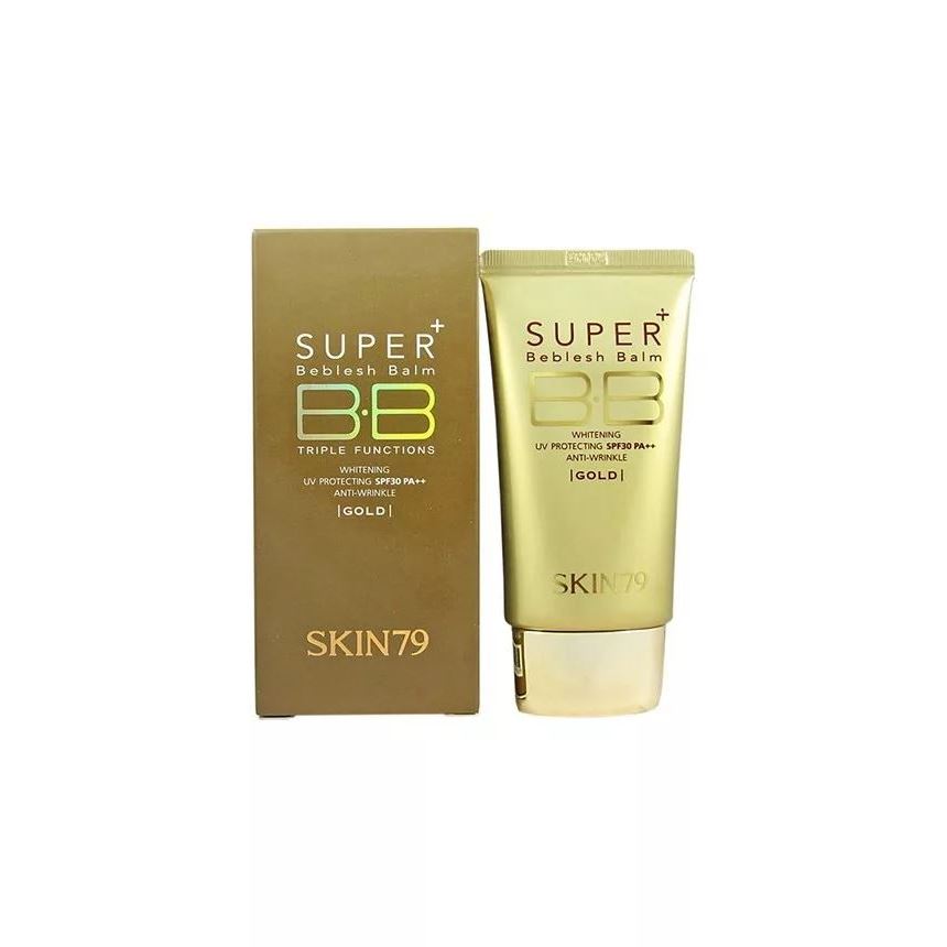 Skin79 BB & CC Cream Super Plus Beblesh Balm SPF30 PA++ Gold ББ-крем осветляющий антивозрастной