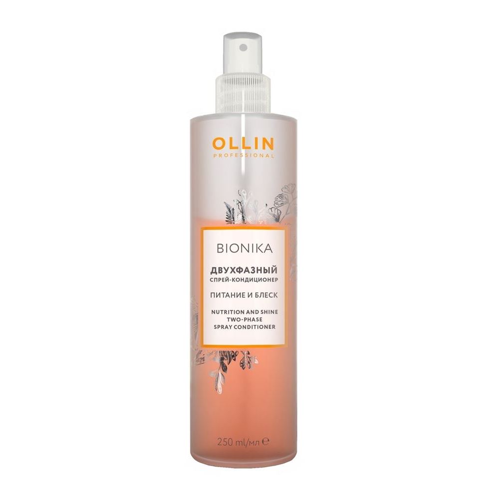 Ollin Professional Bionika Two-Phase Spray-Conditioner Nutrition And Shine  Двухфазный спрей-кондиционер "Питание и блеск"