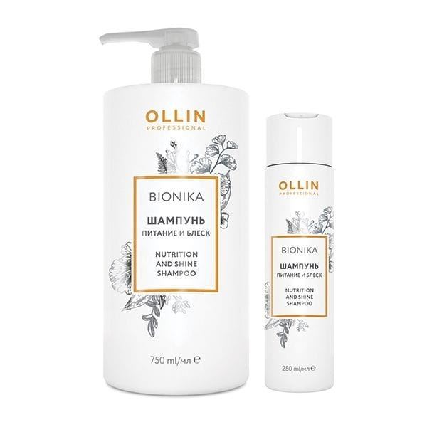 Ollin Professional Bionika Nutrition and Shine Shampoo Шампунь "Питание и блеск"