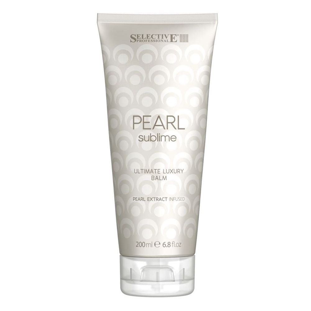 Selective Professional Pearl Sublime Pearl Sublime  Ultimate Luxury Balm Бальзам с экстрактом жемчуга для глубокого ухода и придания блеска светлым и химически обработанным волосам
