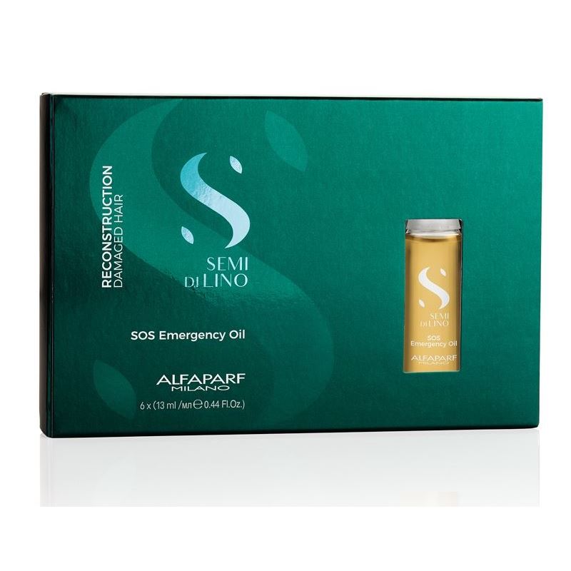 Alfaparf Milano Semi Di Lino Reconstruction Sos Emergency Oil Масло, восстанавливающее структуру волос