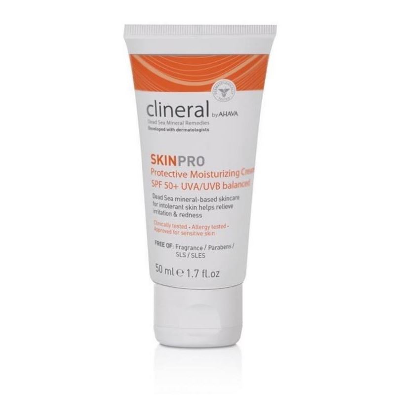 Ahava Clineral Clineral Skinpro Защищающий увлажняющий крем с spf 50+ Protective Moisturizing Cream SPF50+ UVA/UVB