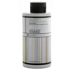 Korres Young Skincare Lime & Sage Shower Gel Тонизирующий гель для душа Лайм и Шалфей для проблемной кожи