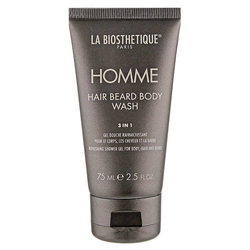 La Biosthetique Methode Pour Homme Hair Beard Body Wash Очищающий, увлажняющий и освежающий гель для тела, волос и бороды