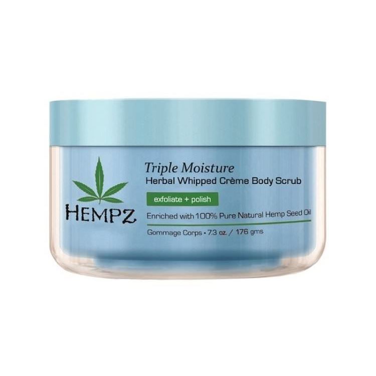 Hempz Body Care Triple Moisture Herbal Whipped Creme Body Scrub  Скраб для тела, Тройное увлажнение