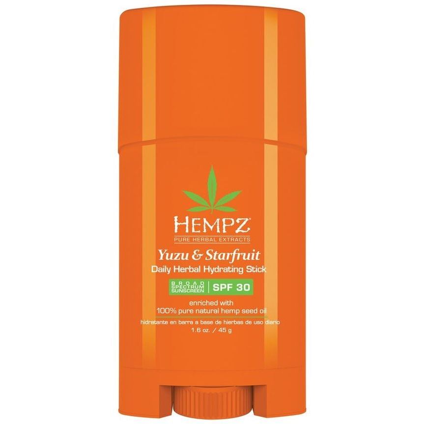 Hempz Sun Yuzu & Starfruit Daily Herbal Hydrating Stick SPF 30 Бальзам-стик солнцезащитный увлажняющий Юдзу и Карамбола