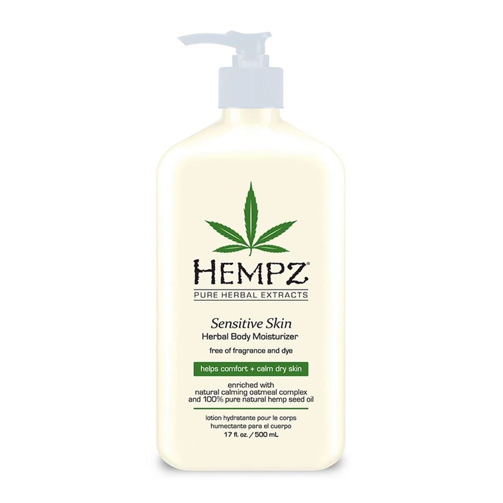 Hempz Body Care Sensitive Skin Herbal Moisturizer Молочко для тела увлажняющее, Чувствительная Кожа