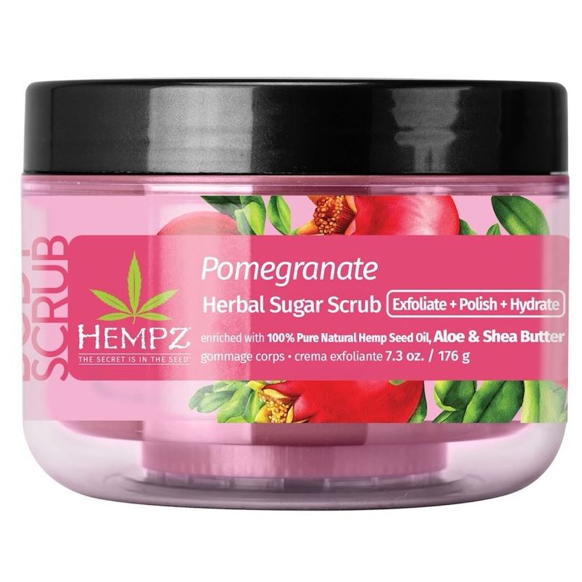Hempz Body Care Pomegranate Herbal Sugar Scrub Скраб сахарный для тела Гранат
