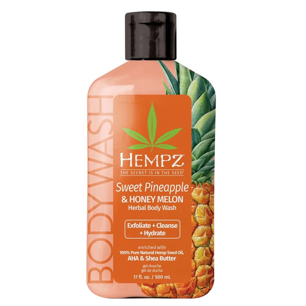 Hempz Body Care Sweet Pineapple & Honey Melon Herbal Body Wash Гель для душа Ананас Медовая Дыня