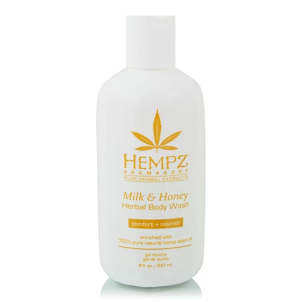 Hempz Body Care Milk & Honey Herbal Body Wash Гель для душа увлажняющий Молоко и Мёд