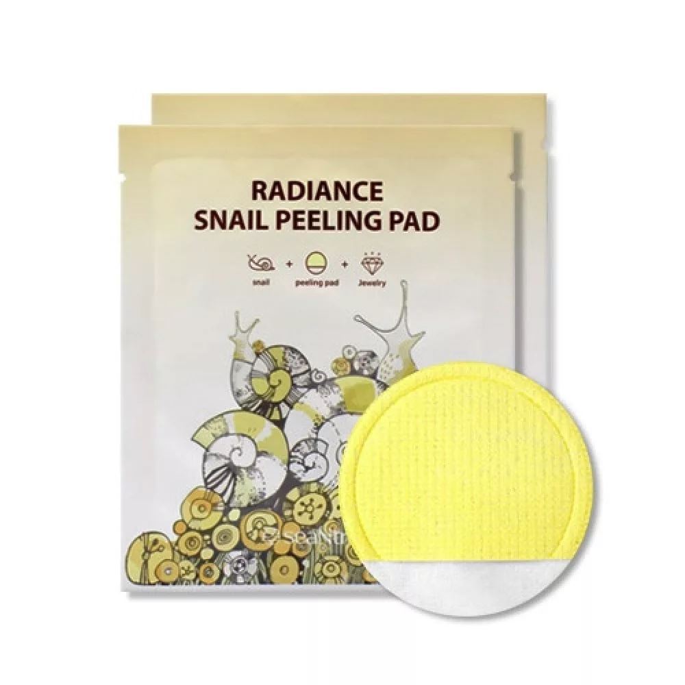 SeaNtree Cleansing Radiance Snail Peeling Pad  Салфетка очищающая с муцином улитки