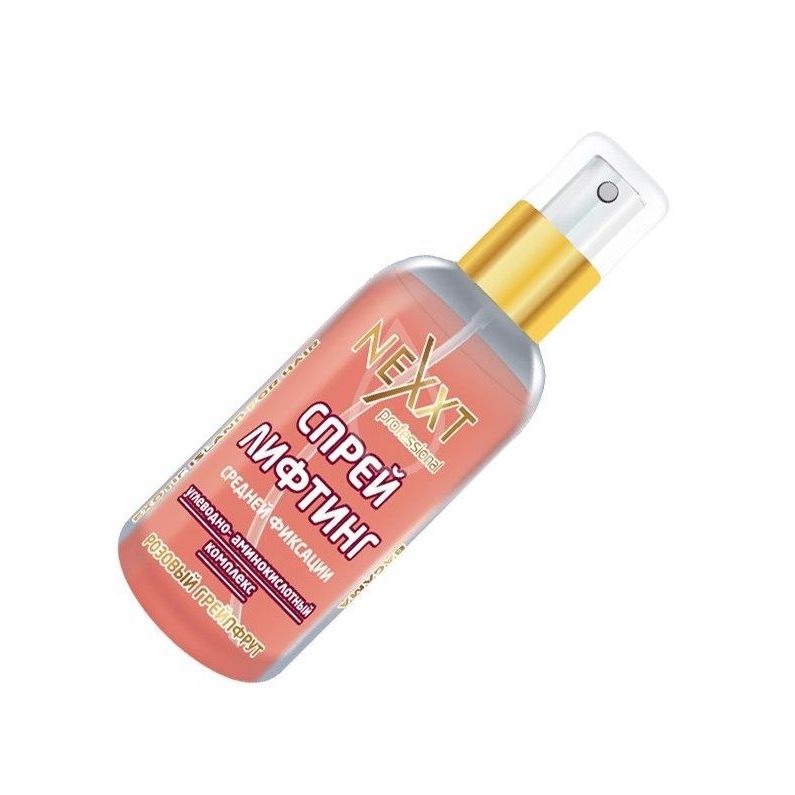Nexprof (Nexxt Professional) Classic Care Exotic island for hair: Bagama Спрей-лифтинг  Спрей-лифтинг средней фиксации углеводно-аминокислотный комплекс, розовый грейпфрут