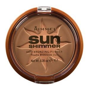 Rimmel Make Up Sun Shimmer Duo Bronzer Бронзирующая компактная пудра