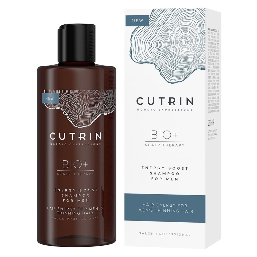 Cutrin Bio+  Bio+ Scalp Therapy Energy Boost Shampoo For Men Шампунь-бустер для укрепления волос у мужчин