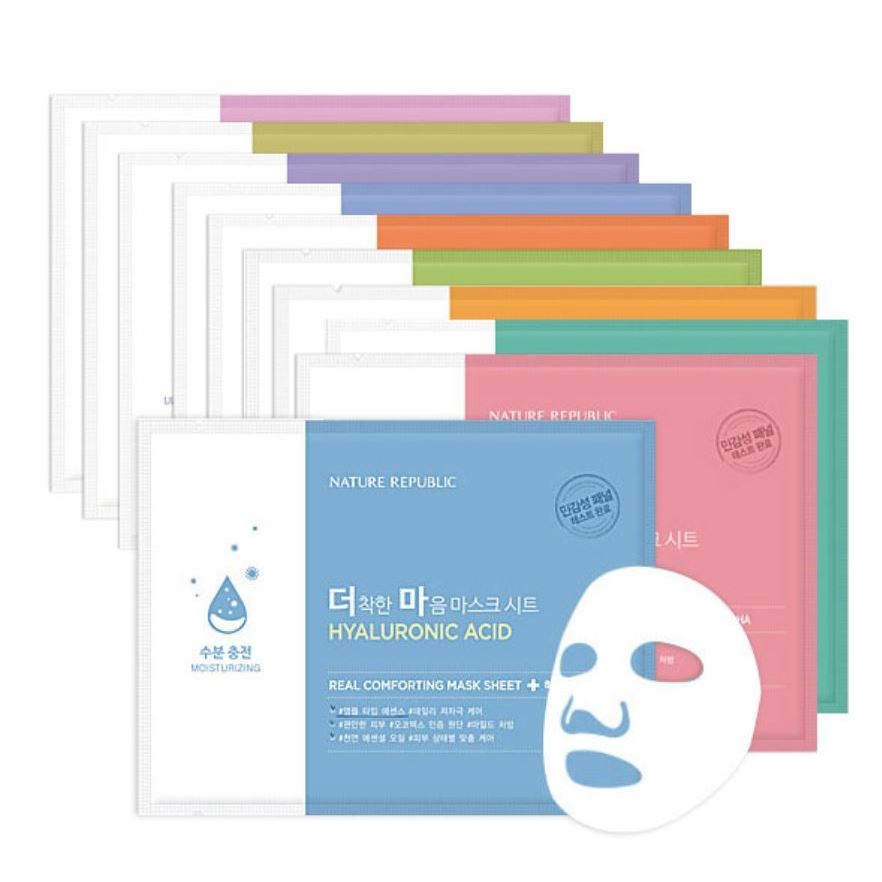 Nature Republic Skin Care Real Conforting Mask Sheet Маска тканевая для чувствительной кожи