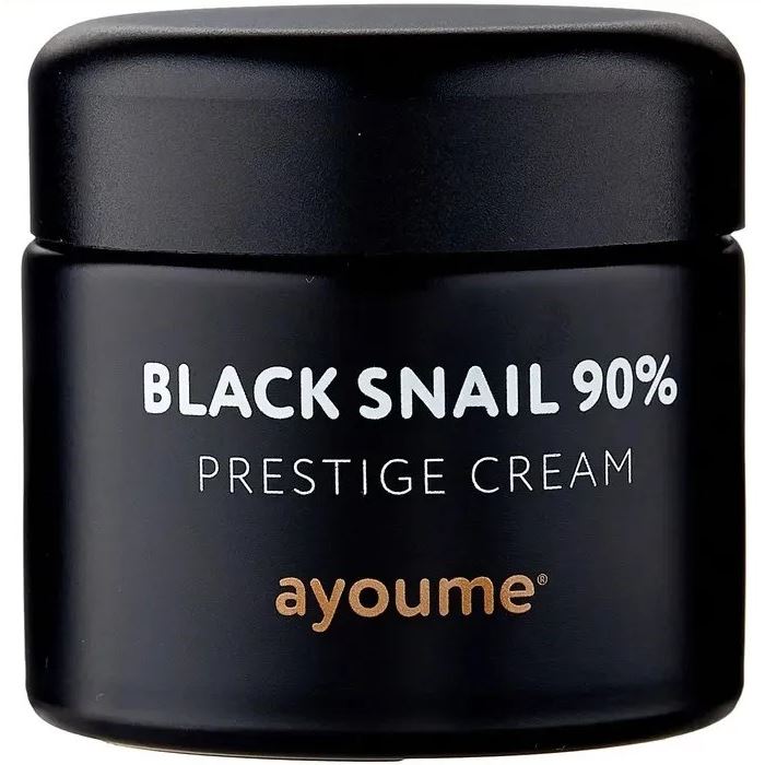 Ayoume Face Care Black Snail Prestige Cream 90%   Крем для лица улиточный