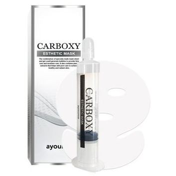 Ayoume Face Care Carboxy Esthetic Mask Набор для карбокситерапии: шприц + маска на лицо и шею