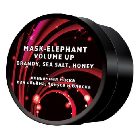 Galacticos Ocean and Europa Care  Mask-Elephant Volume Up Brandy, Sea Salt, Honey Коньячная маска-элефант с морской солью и медом для объема, тонуса и блеска 