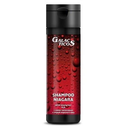 Galacticos Ocean and Europa Care  Shampoo Niagara drink strong hair H2O Увлажняющий Шампунь-ниагара - напиток сильных волос с соком ламинарии и икрой морского ежа 
