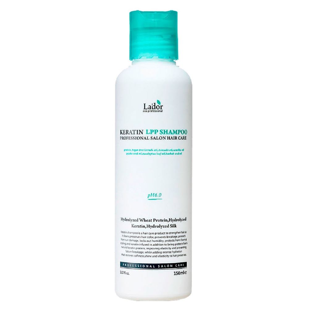 Lador Hair Care Keratin LPP Shampoo  Бессульфатный шампунь для волос кератиновый