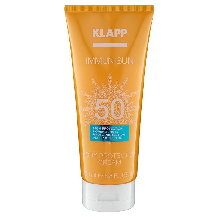 Klapp Hyluronic Immun Immun Sun Body Protection Cream SPF50 Солнцезащитный крем для тела