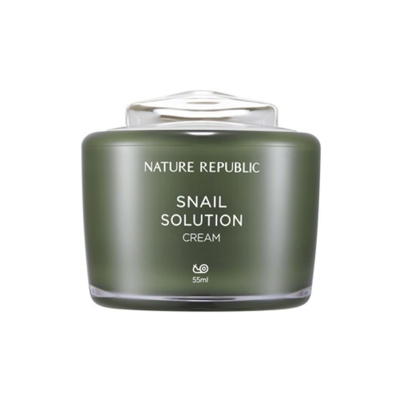 Nature Republic Skin Care Snail Solution Cream Крем для лица с улиточным экстрактом