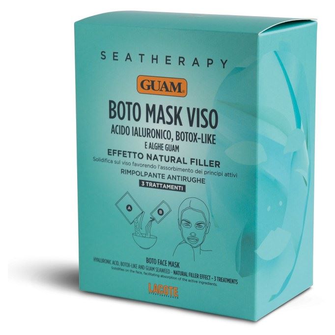 Guam Microcellulaire Маска для лица Mask Viso Маска для лица с гиалуроновой кислотой и водорослями 