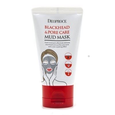 Deoproce Soap & Foam Blackhead & Pore Care Mud Mask Маска грязевая сужающая поры