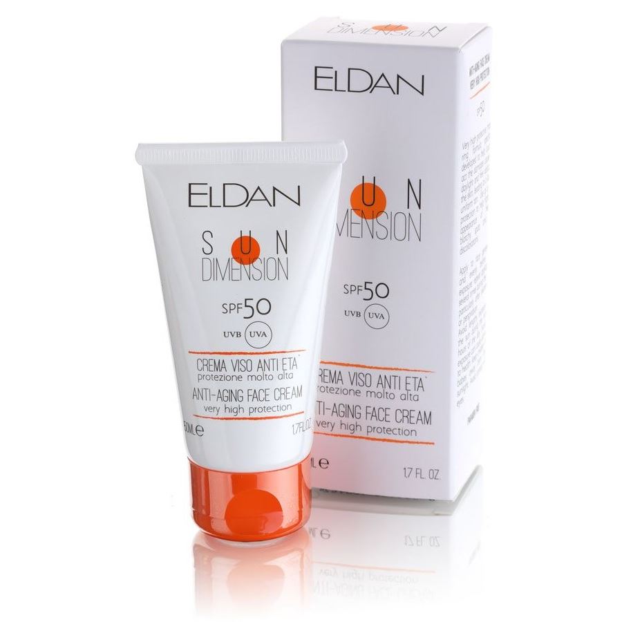 Eldan Солнечная линия Anti-Aging Face Cream SPF 50 Дневная защита от солнца SPF 50