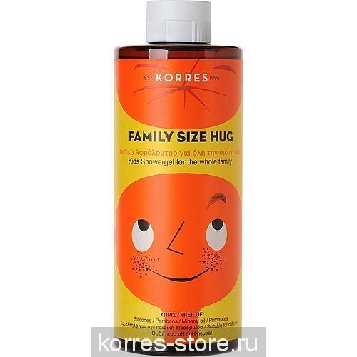 Korres Body Showergels Family Size Hug Kids Showergel  Гель для душа для всей семьи
