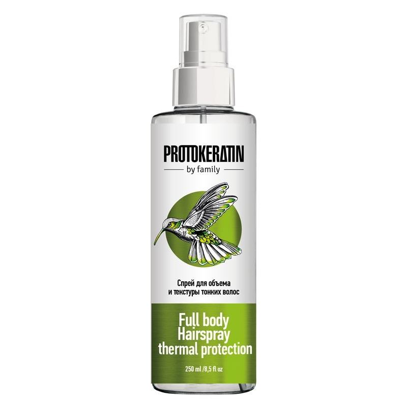 Protokeratin Family Full Body Hairspray Thermal Protection Спрей для объема и текстуры тонких волос