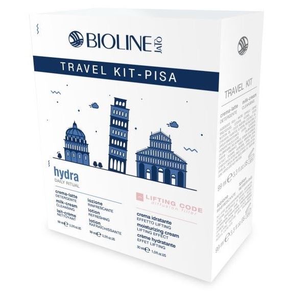 Bioline JaTo Daily Ritual Travel Kit Pisa Hydra\Lifting Code Набор: увлажняющее молочко, увлажняющий лосьон, Lifting Code крем