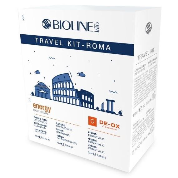 Bioline JaTo Daily Ritual Travel Kit Roma Daily Ritual Набор: витаминное молочко, витаминный лосьон, De-Ox эмульсия для очищения и ухода с витамином С
