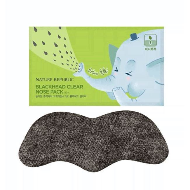 Nature Republic Cleanse Blackhead Clear Nose Pack 1EA Патч для сужения и очищения пор носа