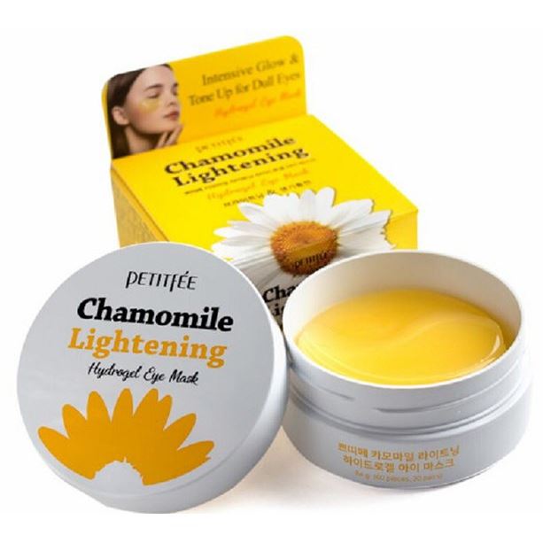 Petitfee Face Care Chamomile Lightening Hydrogel Eye Patch Патчи для глаз с экстрактом ромашки