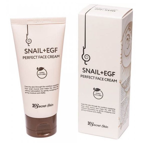 Secret Skin Skin Care Snail+EGF Perfect Face Cream Крем для лица с экстрактом улитки