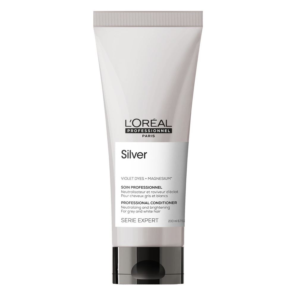 L'Oreal Professionnel Expert Lipidium Silver Neutralising Conditioner Смываемый уход для блеска седых и обесцвеченных волос