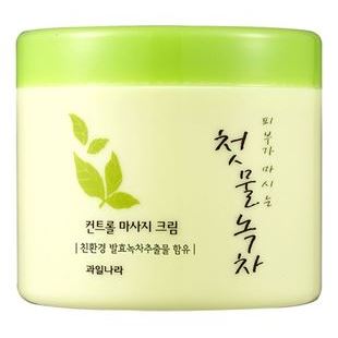 Welcos Skin Care Green Tea Control Massage Cream Крем массажный