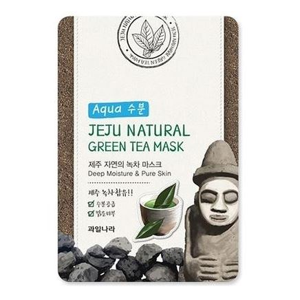 Welcos Skin Care Jeju Nature's Green Tea Mask Маска для лица успокаивающая