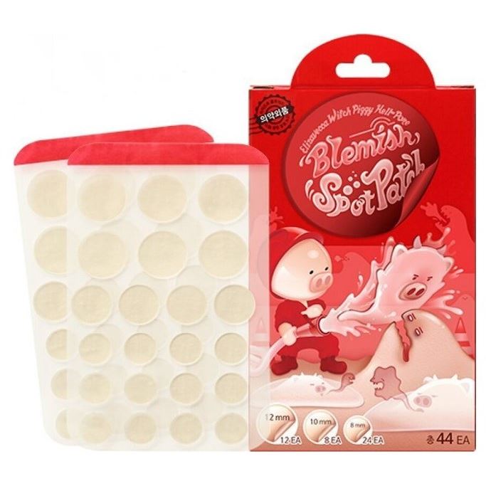 Elizavecca Face & Eyes Care Witch Piggy Hell Pore Blemish Spot Patch Патчи от Акне точечные набор